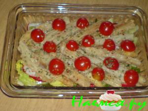 Салат овощной с Бальзамико и ореховым маслом