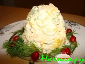 Салат с апельсинами "Настроение" Салат с апельсинами "Настроение"