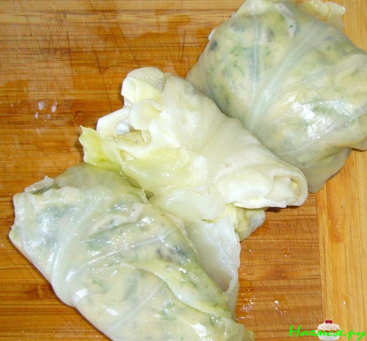 Голубцы с креветками