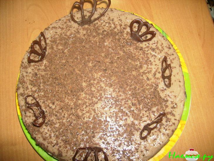 Тортик желейный 'Ванильно-шоколадный'