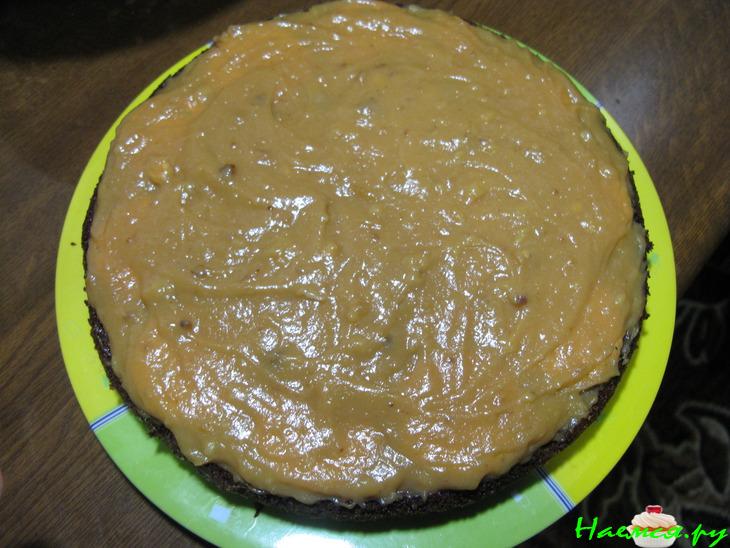 Торт-манник с крекером и заварным кремом