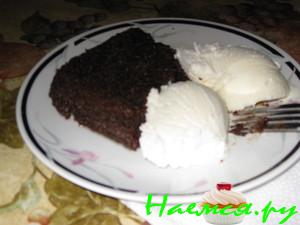 Шоколадно-ореховая запеканка