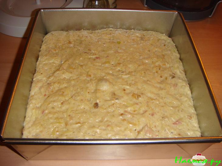 Поленница с картошкой и шкварками