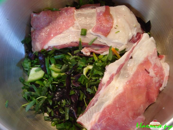 Чакапули из баранины с зеленью Чакапули из баранины с зеленью