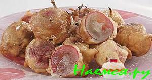 Тортеллини с виноградом