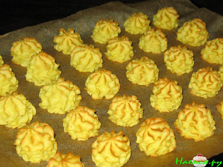Картофельный гарнир "Герцогиня" (patate "duchesse")