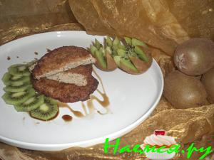 Свиные котлеты с киви