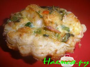 Тарталетки с крабами и креветками (Crab and prawn tarts)