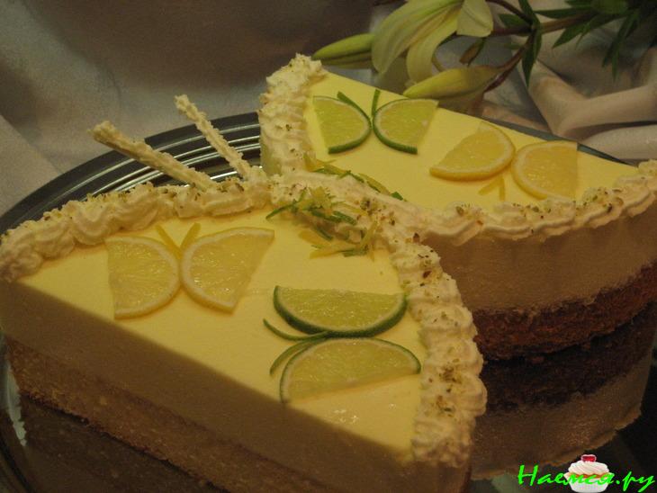 Торт 'Бабочка' с лимонным желе