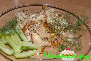 Курочка с лисичками