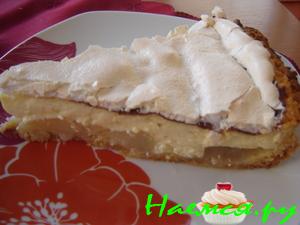 Творожно-грушевый пирог