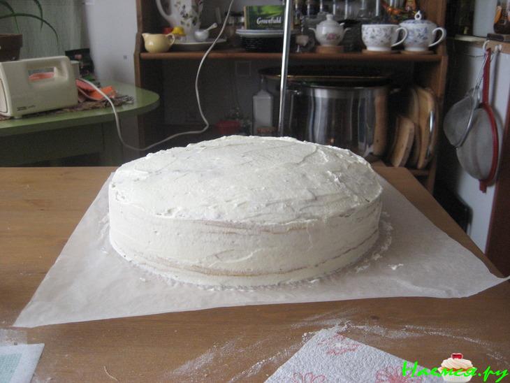 Торт творожно-сметанный