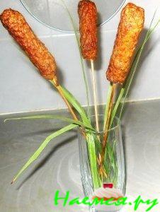 "Камыши" из кебабов