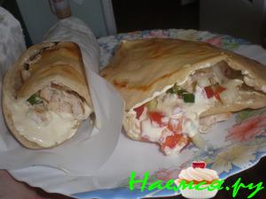 Шаверма. 2 рецепта: шаверма + домашняя пита Шаверма. 2 рецепта: шаверма + домашняя пита