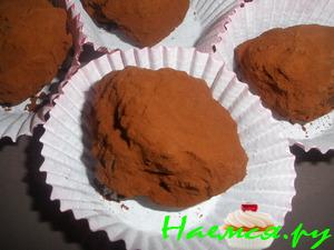 Шоколадно-апельсиновые трюфели Шоколадно-апельсиновые трюфели