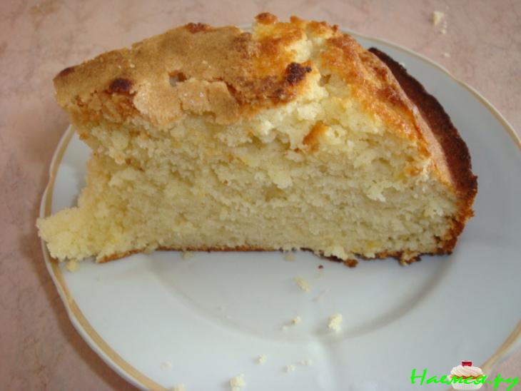 Лимонный пирог из самых доступных продуктов