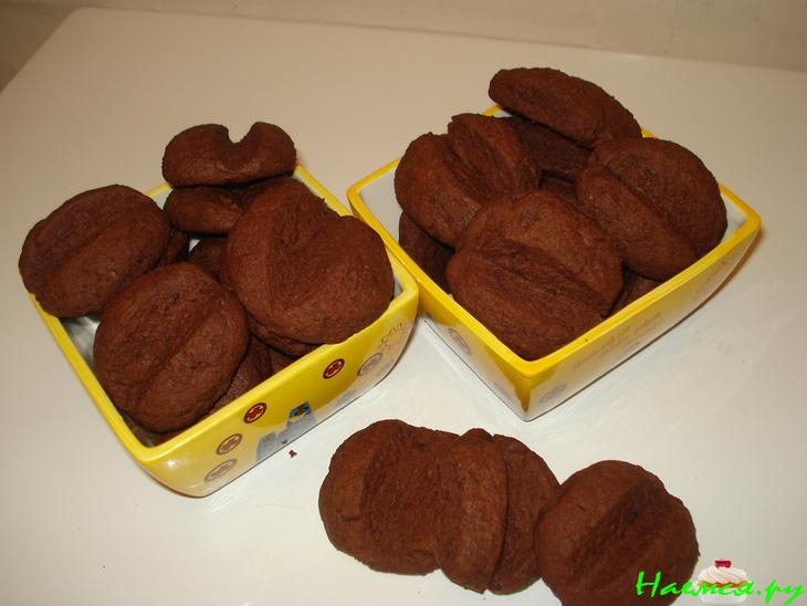 Печенье с творогом "Кофейные зерна"