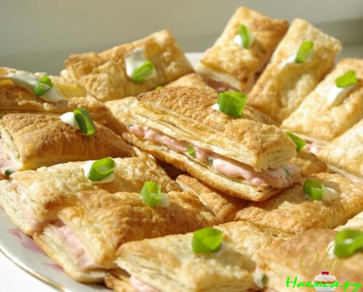 Закусочные наполеончики Закусочные наполеончики