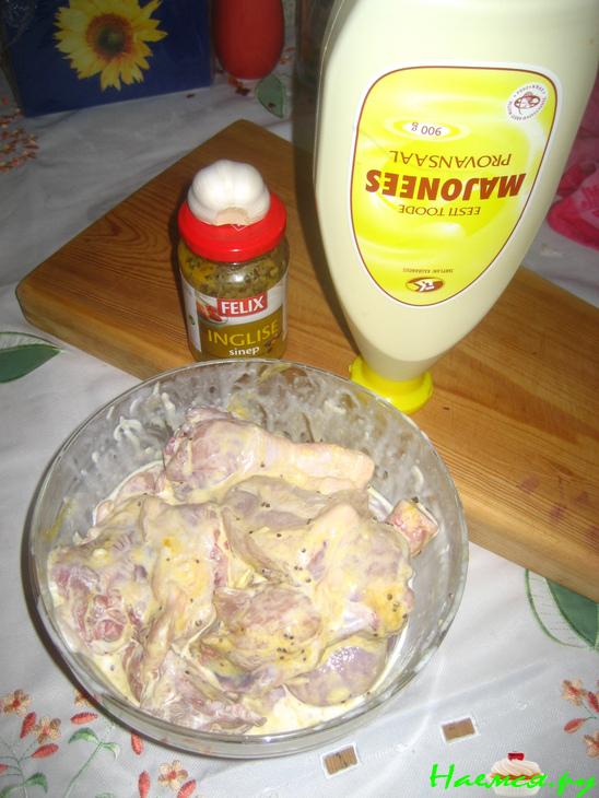 Курица с синим сыром