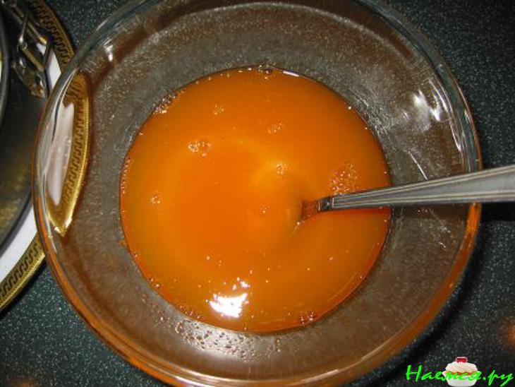 Персиковый торт - суфле