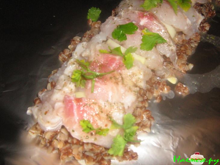 Рыба запеченная с гарниром