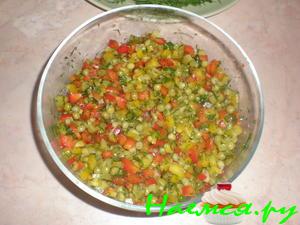 Овощной салат &laquo;Бисер&raquo;