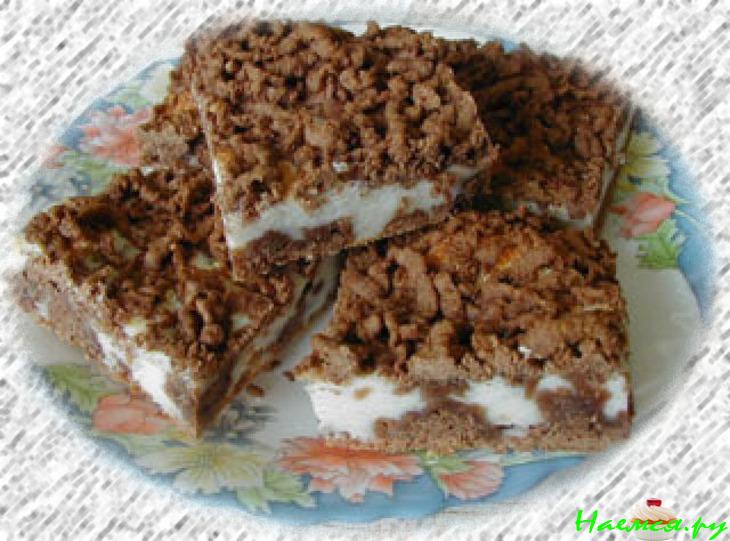 "Шоколадно-творожное безумие" или пирог 2 "Шоколадно-творожное безумие" или пирог 2