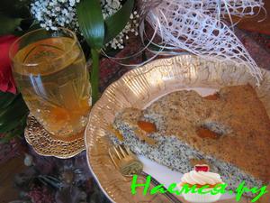 Пирог маковый с компотом!
