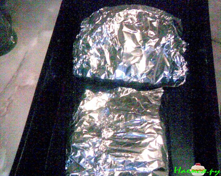 Куриный окорочок и рыбка в рубиновом маринаде 