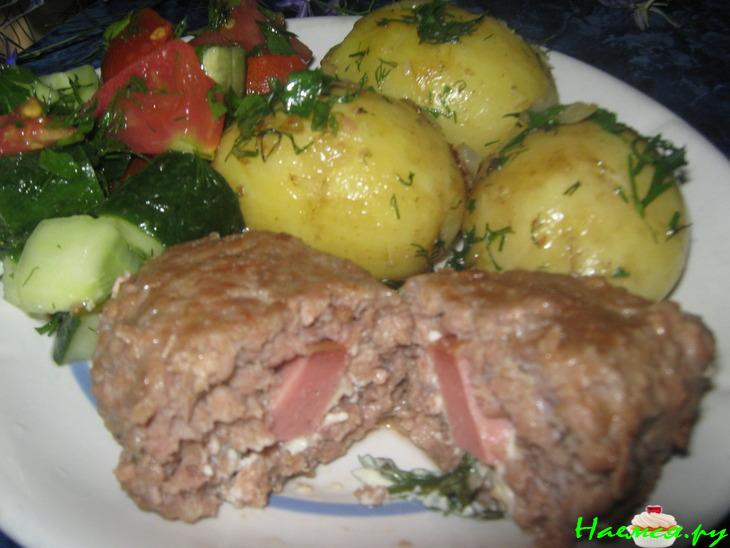 Котлеты с сюрпризом пряные