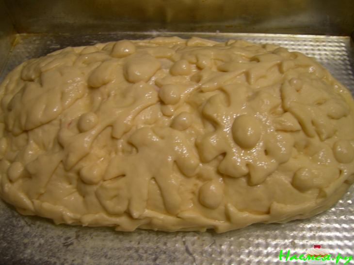 Кулебяка-пицца с многослойной начинкой