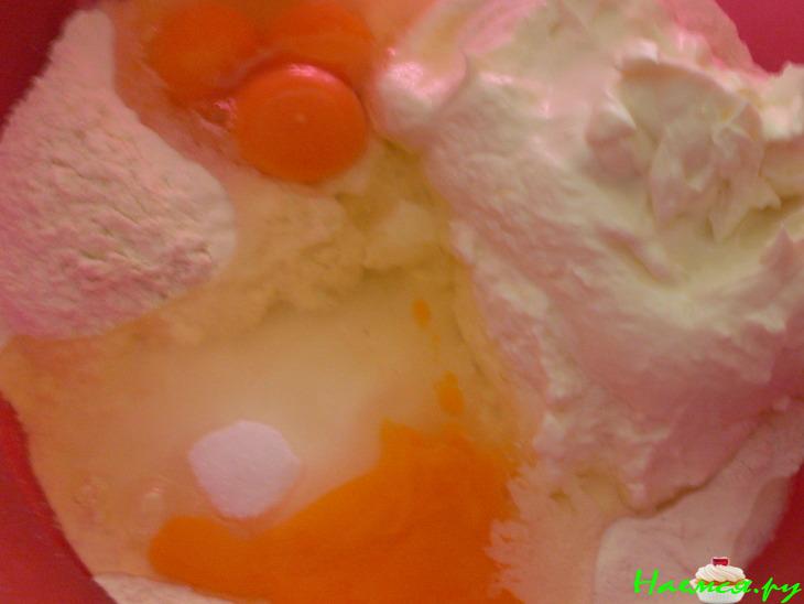 Творожный хлеб (без дрожжей)