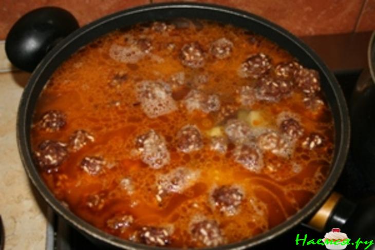 Турма (картофель с фрикадельками) Турма (картофель с фрикадельками)