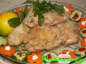 Курица в луковом соусе Курица в луковом соусе