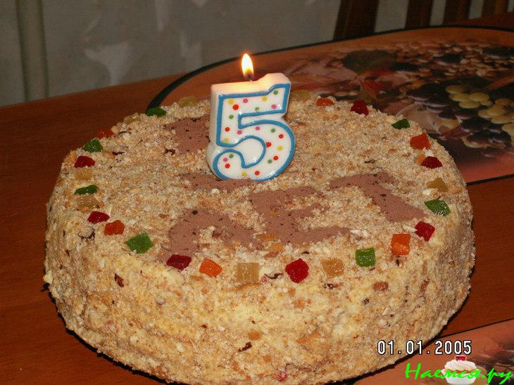 Торт "Медовик" со сгущенкой Торт "Медовик" со сгущенкой