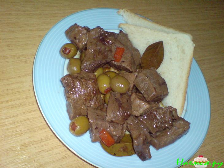 Телятина в белом вине Телятина в белом вине