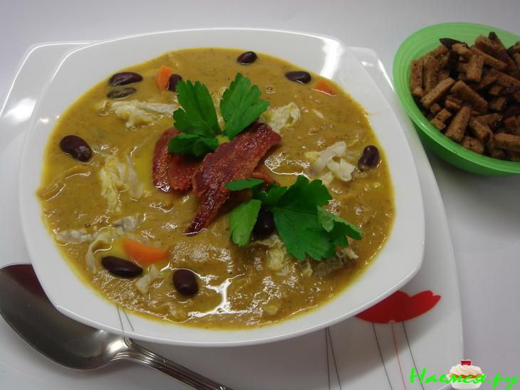 Зимний овощной суп