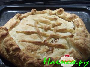 Яблочно - грушевый пирог с корицей