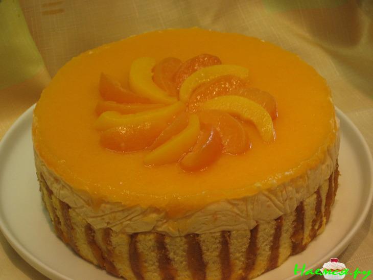 Абрикосовый торт-суфле
