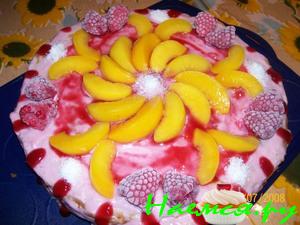 Торт "Малиновое наслаждение"