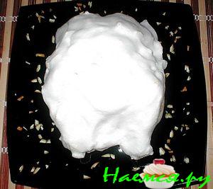 Курица под снежным одеялом