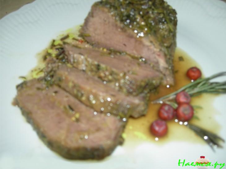 Говядина запеченная с лесным ароматом