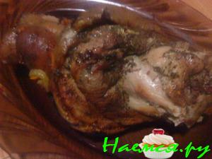 Рулька свиная запечённая в рукаве Рулька свиная запечённая в рукаве