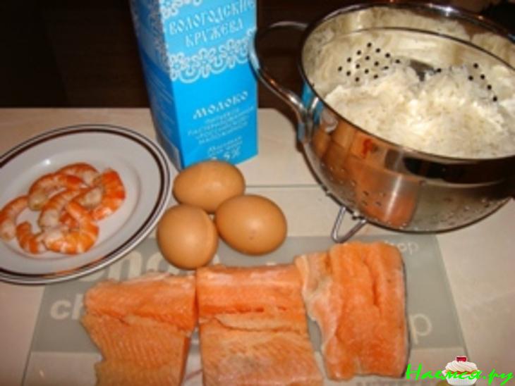 Запеканка "Морские мотивы"