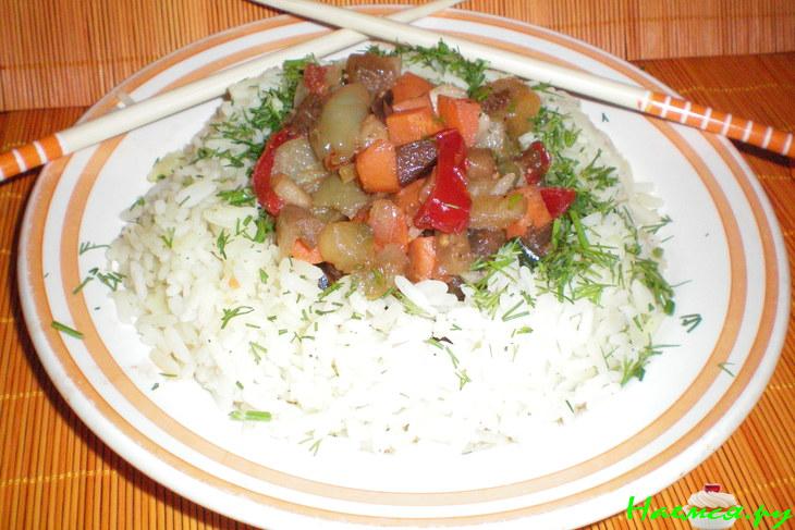 Рис с овощами (бюджетный вариант) Рис с овощами (бюджетный вариант)