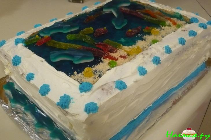 Торт "Аквариум"