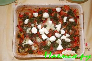 Картофельная запеканка с сыром моццарелла Картофельная запеканка с сыром моццарелла