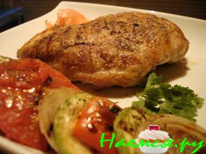 Куриное филе с овощами-гриль Куриное филе с овощами-гриль