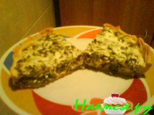 Киш со шпинатом