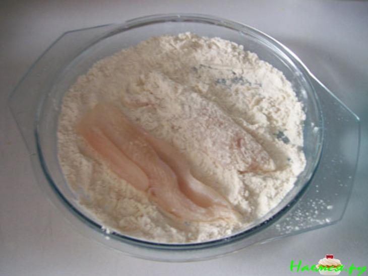 Рыба в кляре с апельсинами